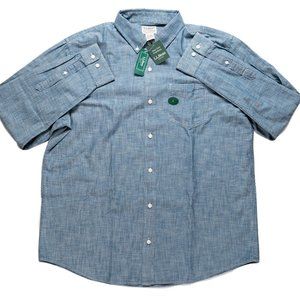 LL Bean Traditional Fit Men's L Easy Care Chambray